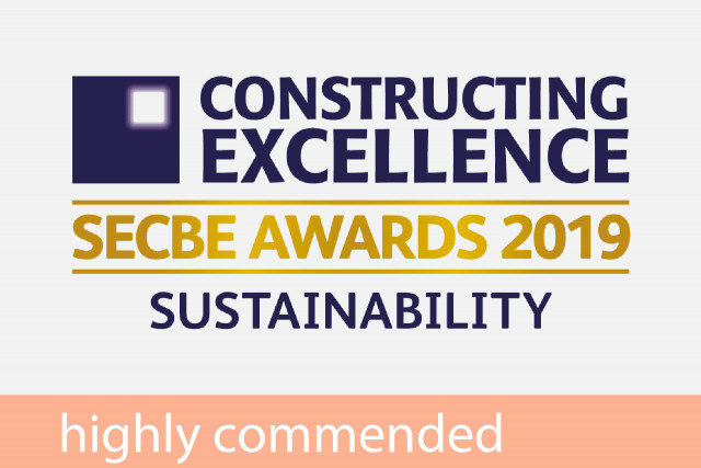 Constructing Excellence SECBE Highly Commended (Sustainability) 2019